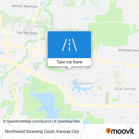 Northwest Downing Court map