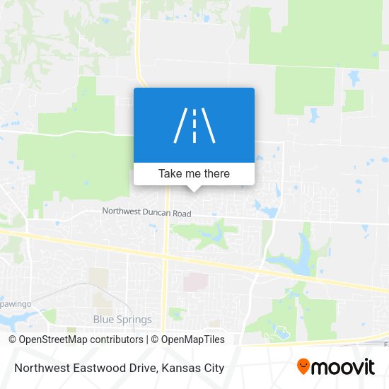 Mapa de Northwest Eastwood Drive