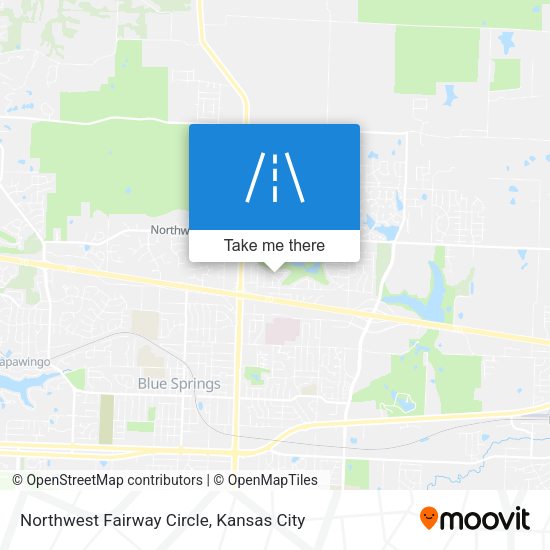 Mapa de Northwest Fairway Circle