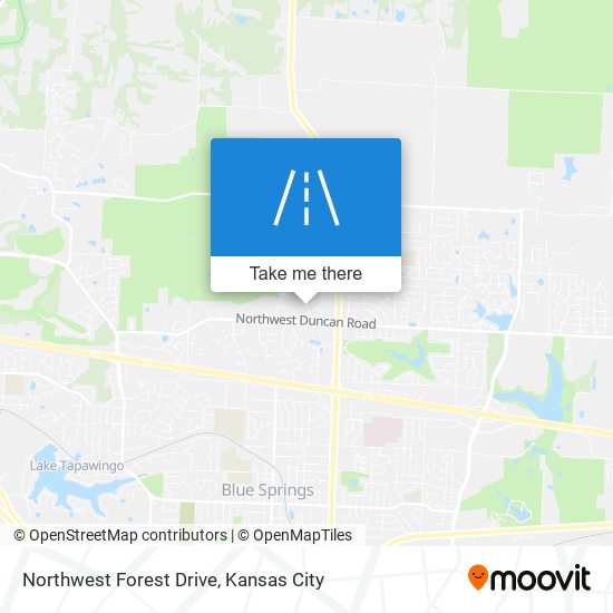 Northwest Forest Drive map