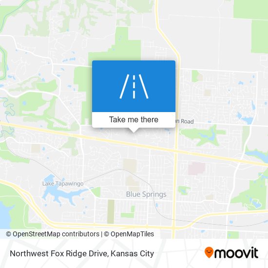 Northwest Fox Ridge Drive map