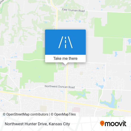 Northwest Hunter Drive map