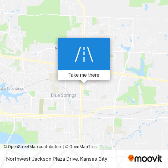 Northwest Jackson Plaza Drive map