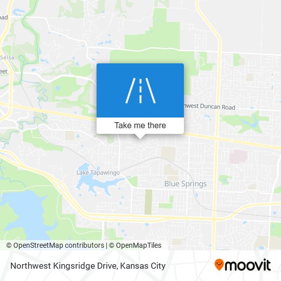 Northwest Kingsridge Drive map