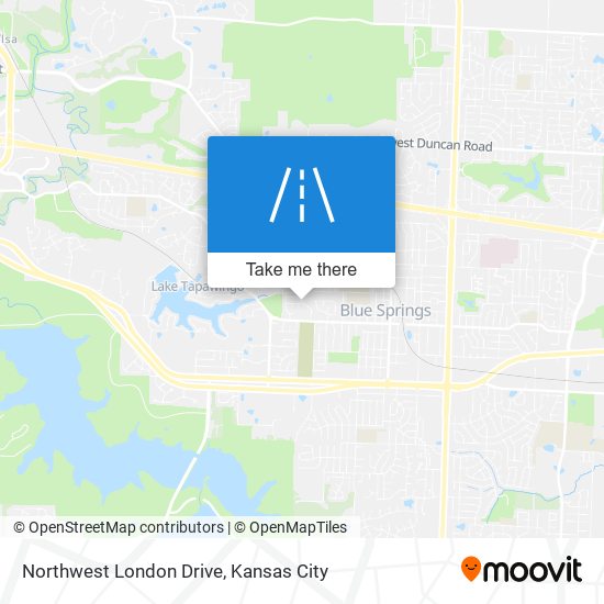 Northwest London Drive map