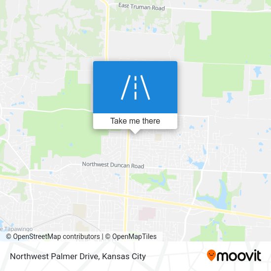 Mapa de Northwest Palmer Drive
