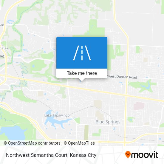 Northwest Samantha Court map