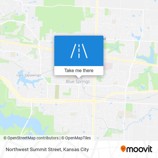 Northwest Summit Street map