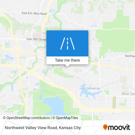 Mapa de Northwest Valley View Road