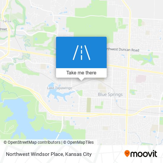 Northwest Windsor Place map