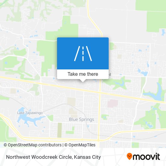 Mapa de Northwest Woodcreek Circle