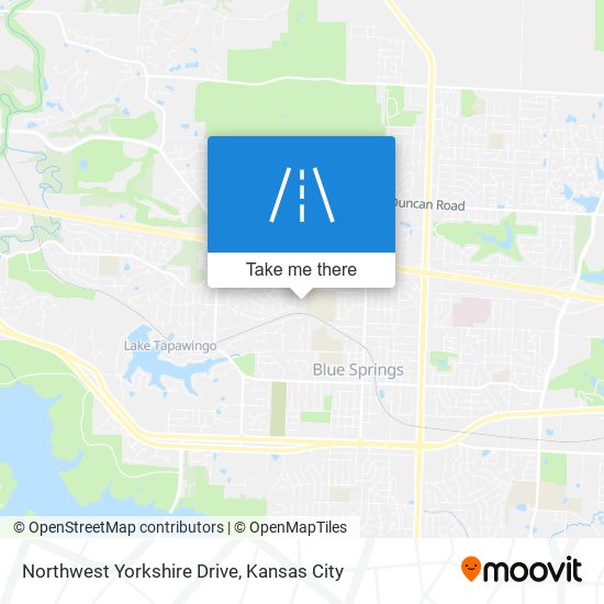 Mapa de Northwest Yorkshire Drive