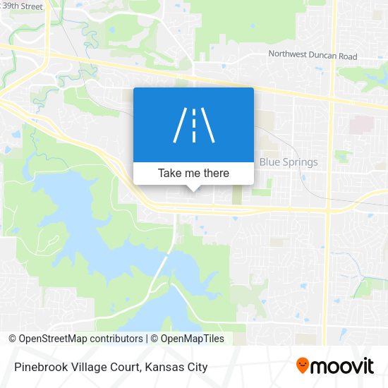 Pinebrook Village Court map