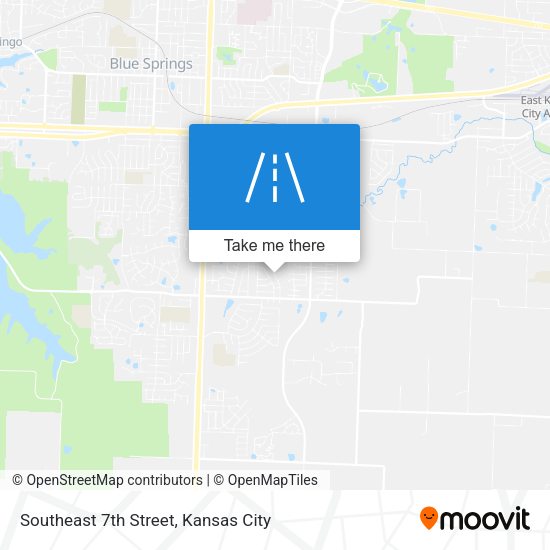 Southeast 7th Street map
