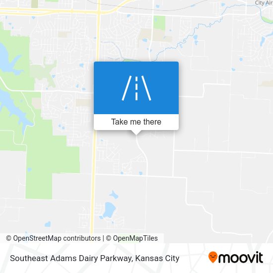 Southeast Adams Dairy Parkway map