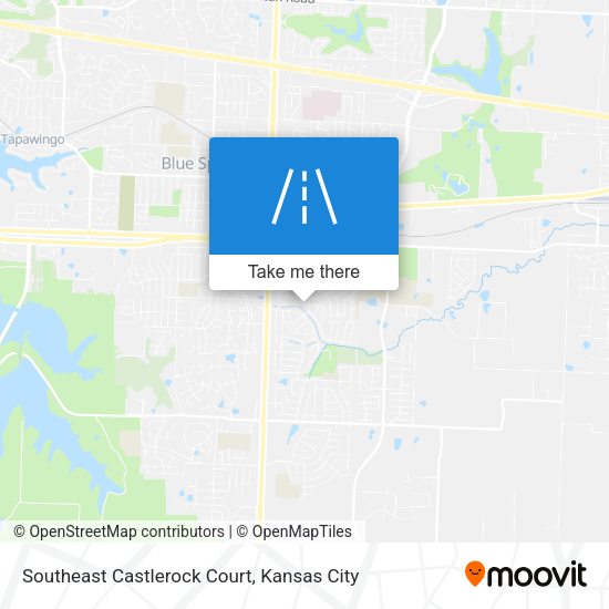 Mapa de Southeast Castlerock Court