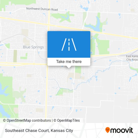 Southeast Chase Court map