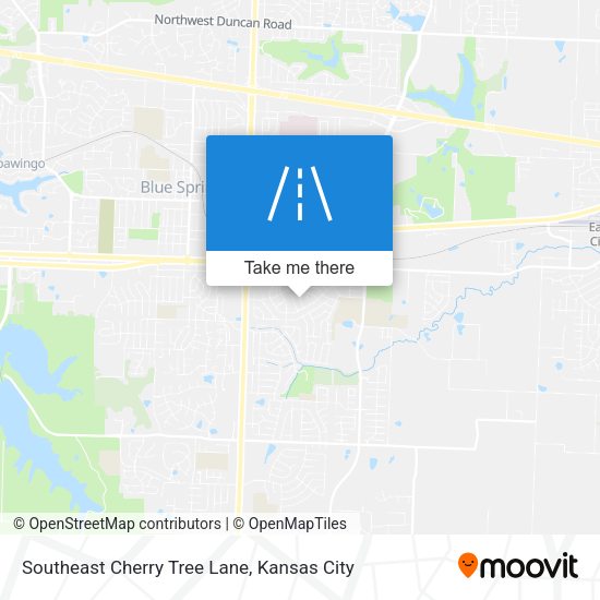 Mapa de Southeast Cherry Tree Lane