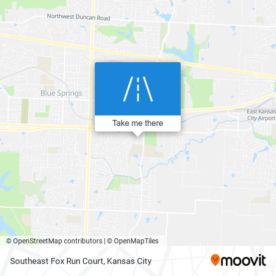 Southeast Fox Run Court map