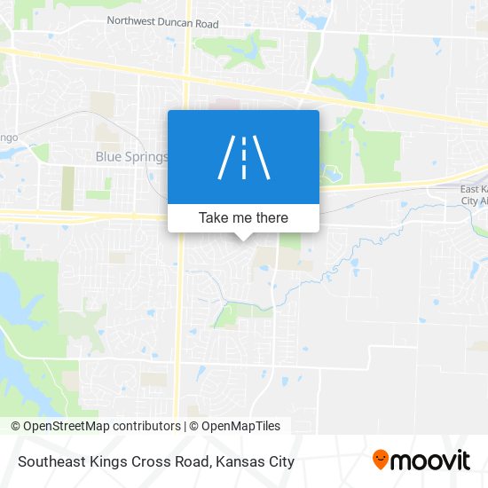 Southeast Kings Cross Road map