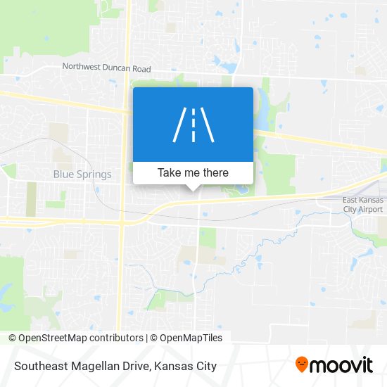 Southeast Magellan Drive map