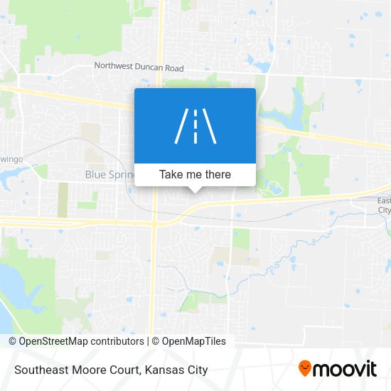 Southeast Moore Court map