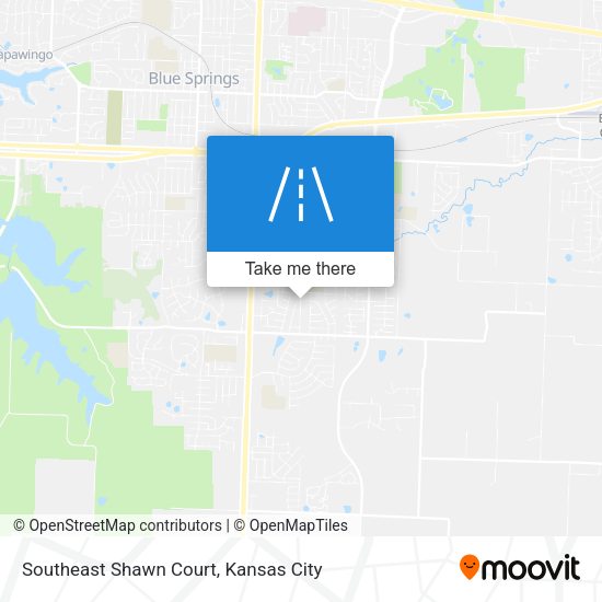 Southeast Shawn Court map