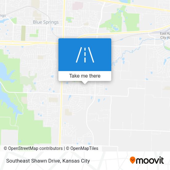 Southeast Shawn Drive map