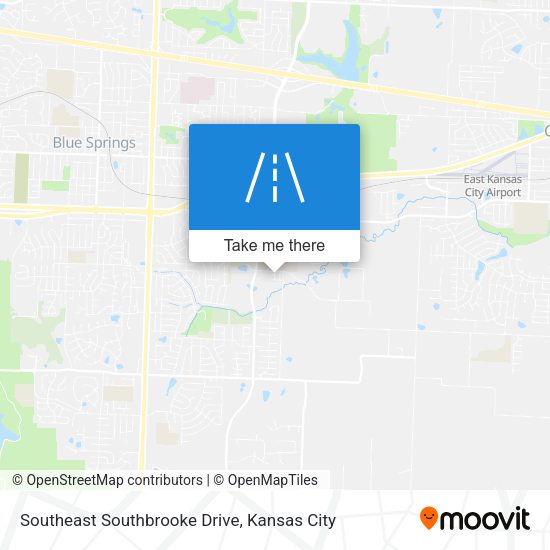 Southeast Southbrooke Drive map