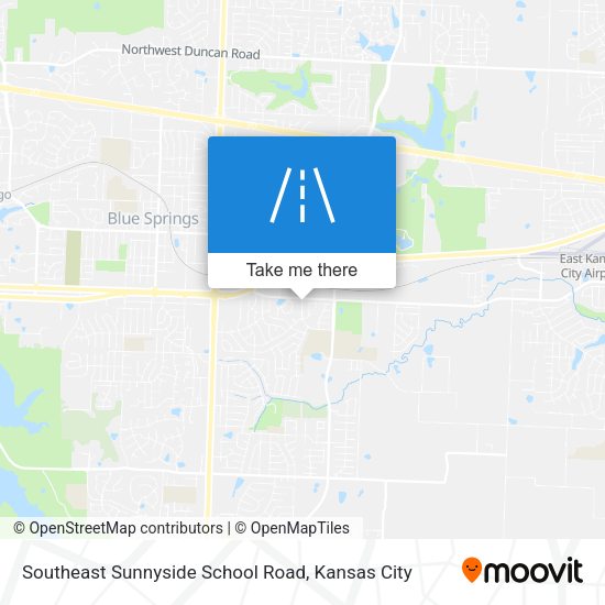 Southeast Sunnyside School Road map