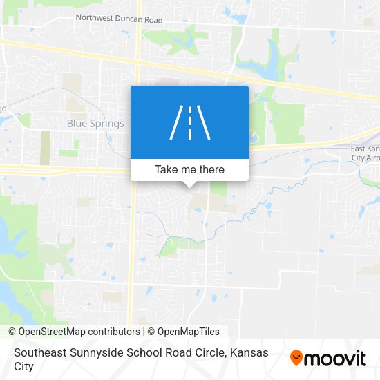Southeast Sunnyside School Road Circle map