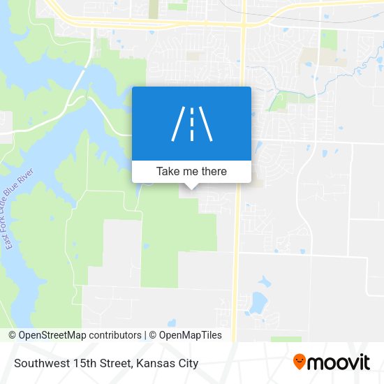 Mapa de Southwest 15th Street