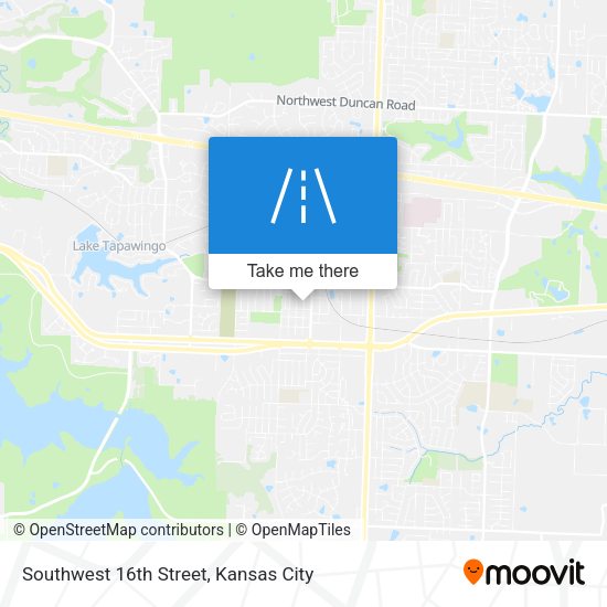 Mapa de Southwest 16th Street