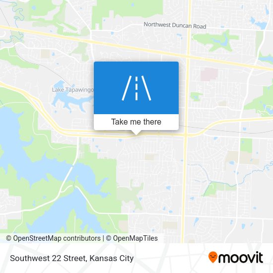 Mapa de Southwest 22 Street