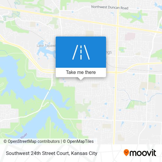 Mapa de Southwest 24th Street Court