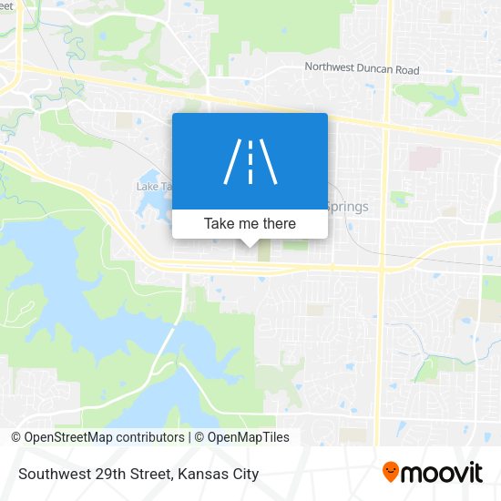 Mapa de Southwest 29th Street