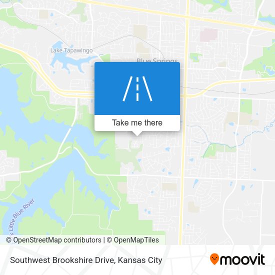 Mapa de Southwest Brookshire Drive