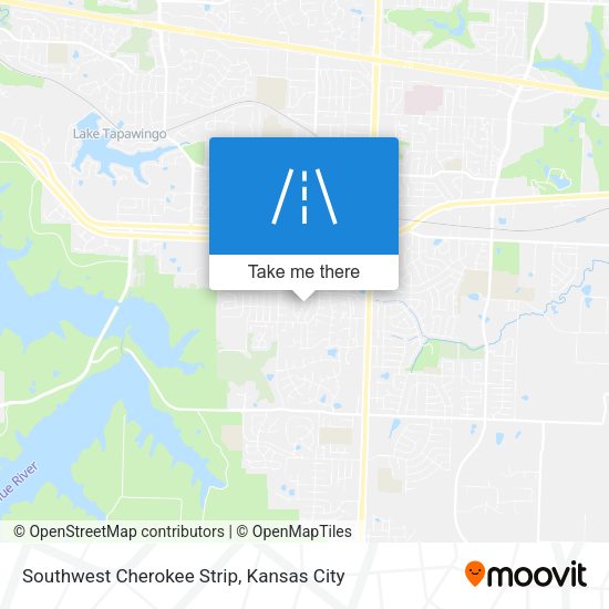 Southwest Cherokee Strip map