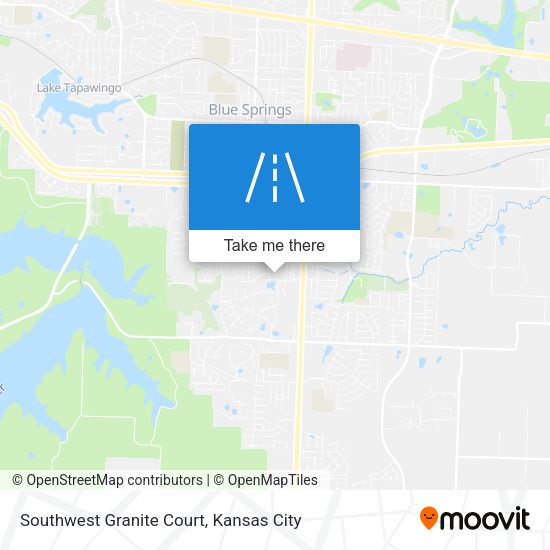 Southwest Granite Court map