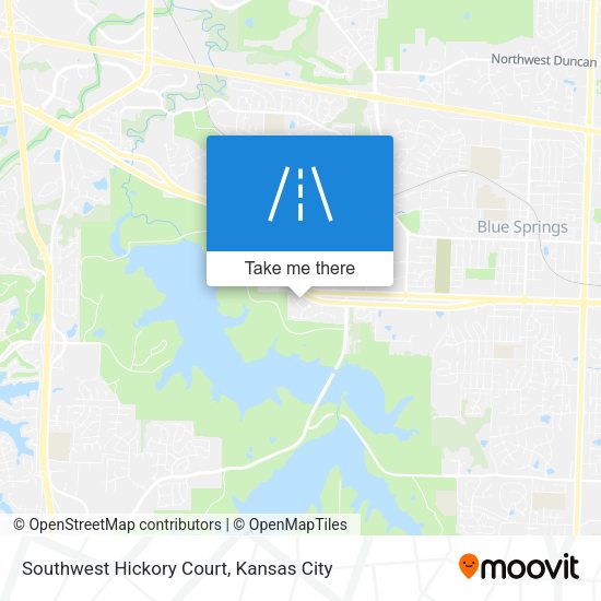 Mapa de Southwest Hickory Court