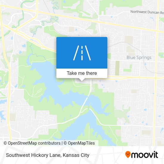 Mapa de Southwest Hickory Lane