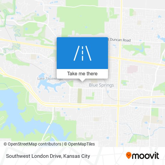 Southwest London Drive map