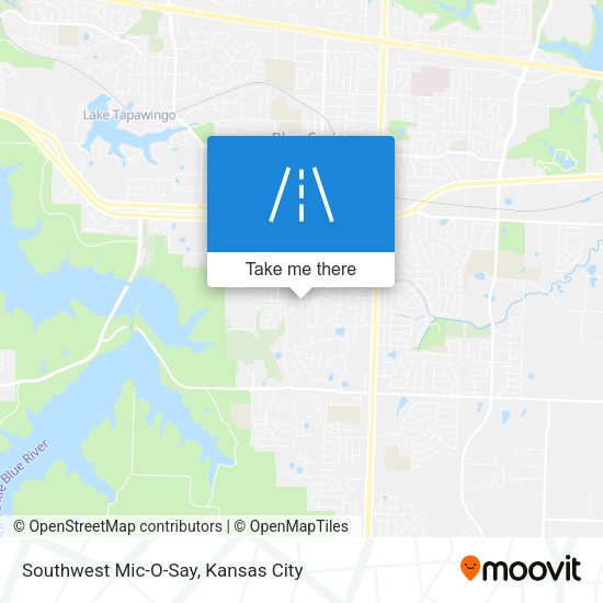 Southwest Mic-O-Say map