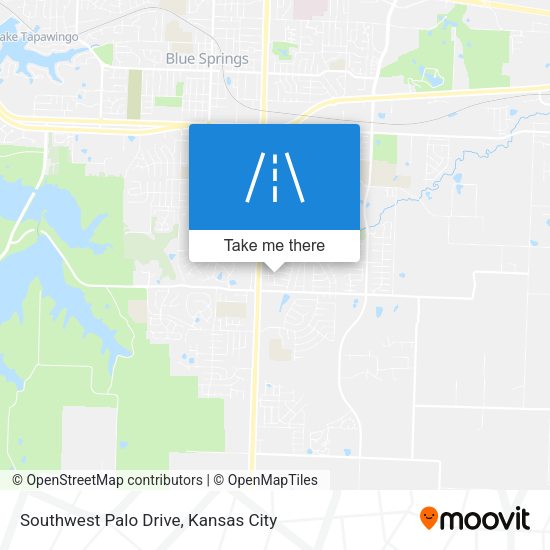 Southwest Palo Drive map