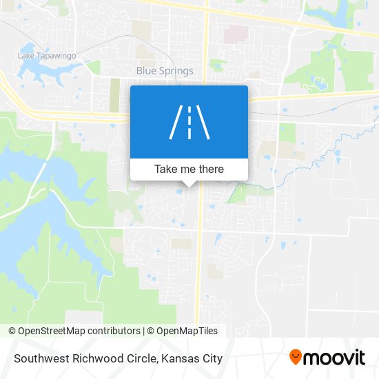 Southwest Richwood Circle map