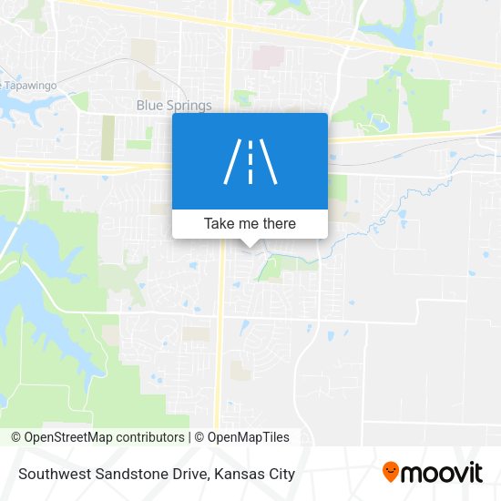 Mapa de Southwest Sandstone Drive