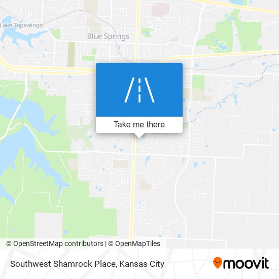 Mapa de Southwest Shamrock Place