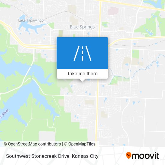 Mapa de Southwest Stonecreek Drive