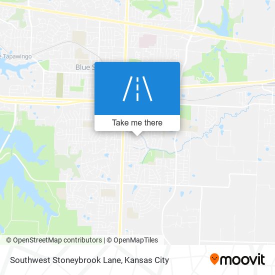 Southwest Stoneybrook Lane map