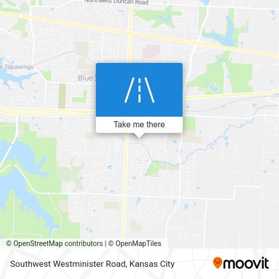 Mapa de Southwest Westminister Road